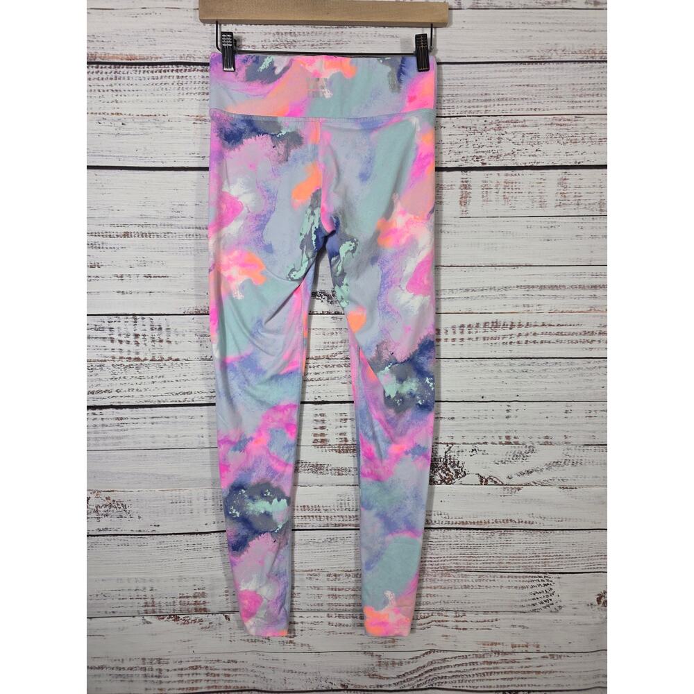 Pink By Victoria Secret Ultimate watercolor Pull on Athletic leggings size xs